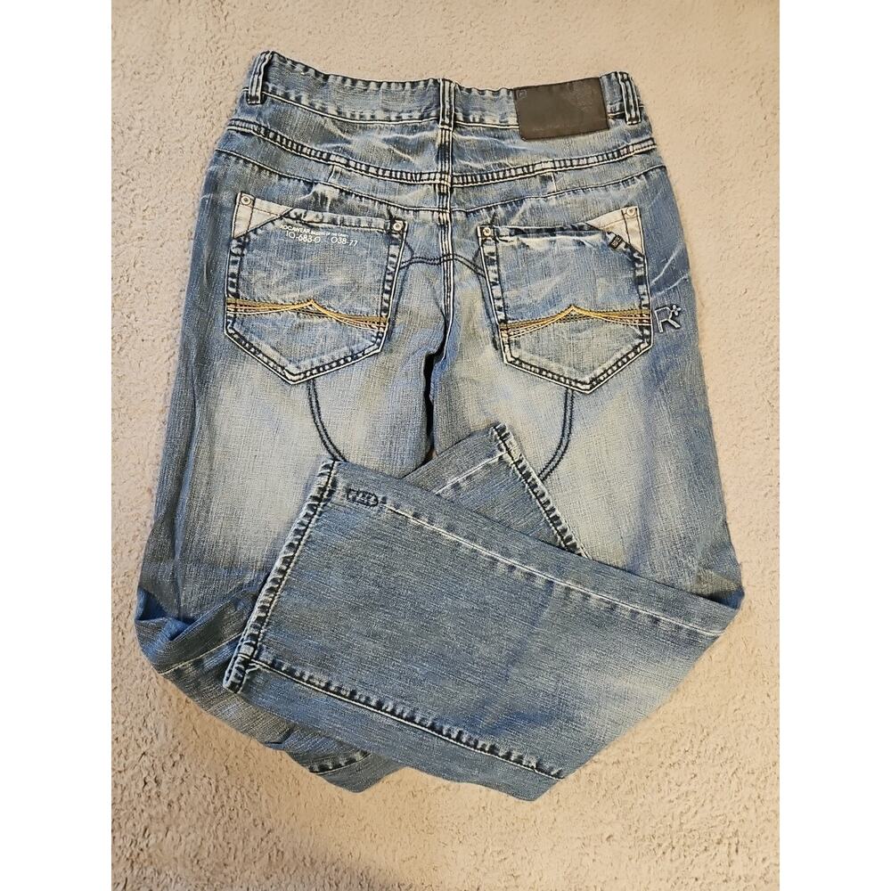 VTG‎ Rocawear Jeans 34x31 Med Wash Y2K Hip Hop Classic 106330